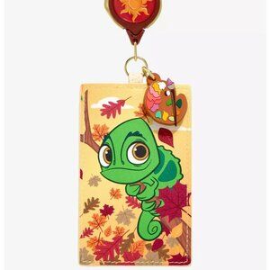 Disney Tangled Pascal Retractable Lanyard ID Holder Cardholder New